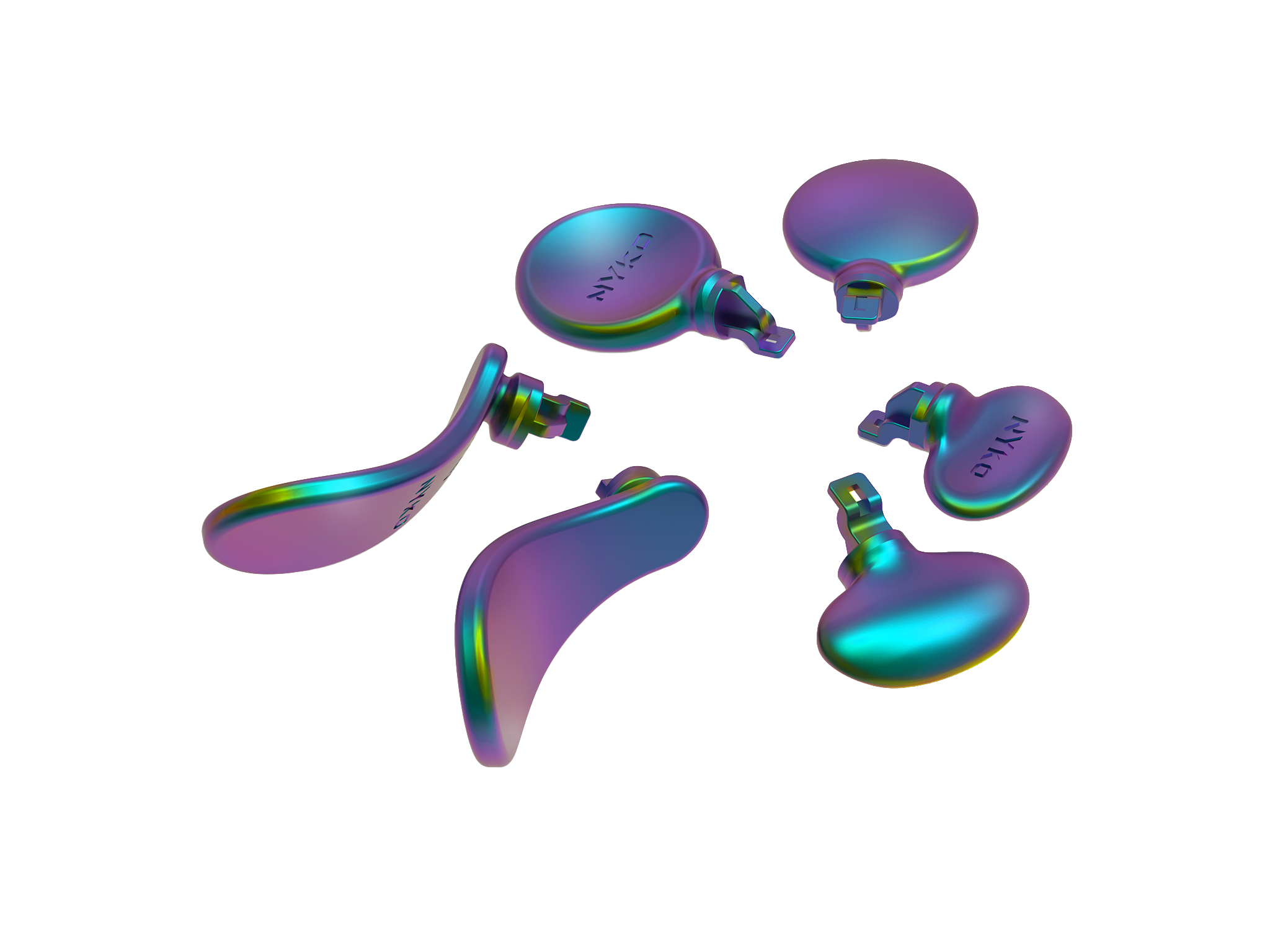 Edge Paddles™ (Rainbow) for DualSense® Edge – Nyko Technologies