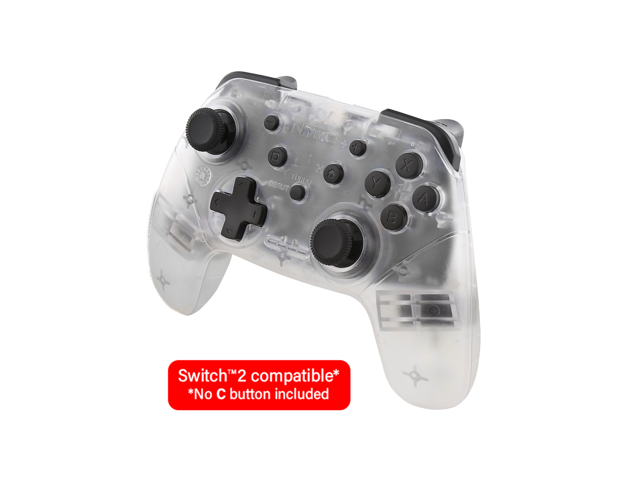 Nintendo Switch プロコントローラー　ワイヤレス　クリア Nyko Wireless Core Controller (Clear) for Nintendo Switch