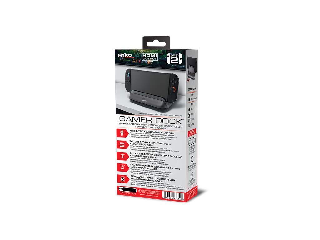 Gamer Dock for Switch™ 2 | 4K & HDR High-Performance Hub