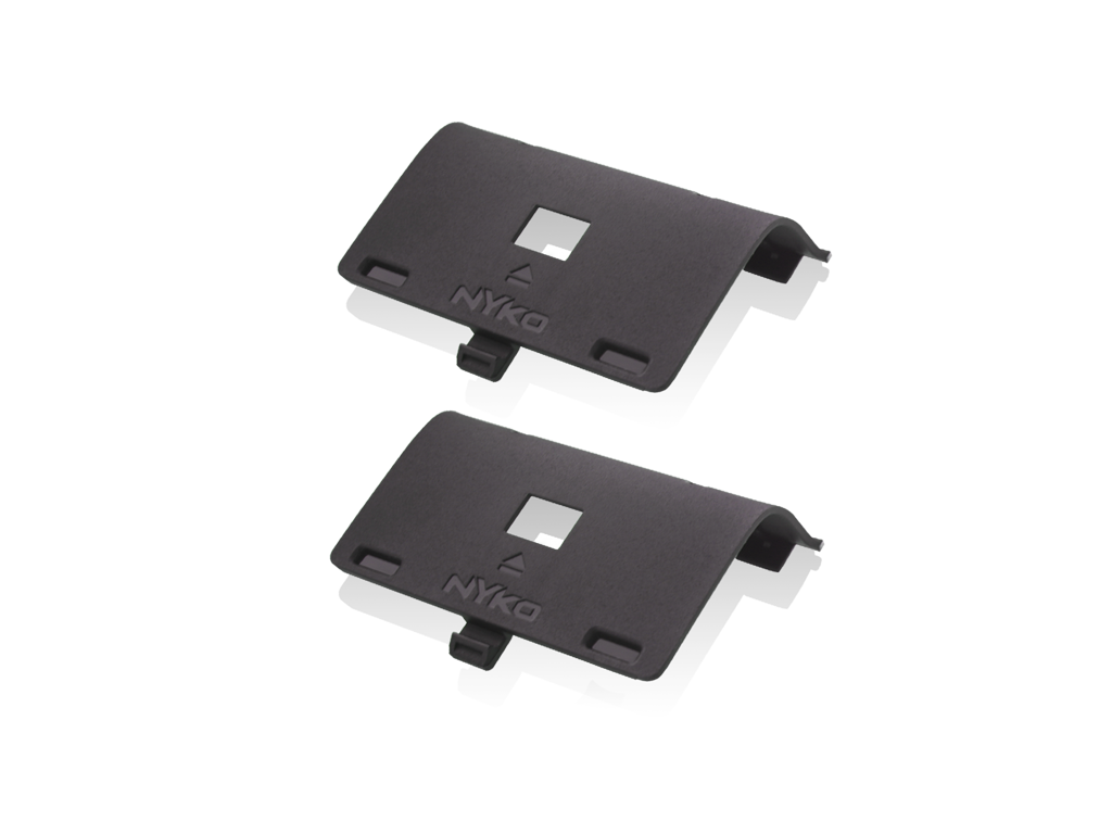 Two Battery Covers with charge pass thru holes for Xbox One