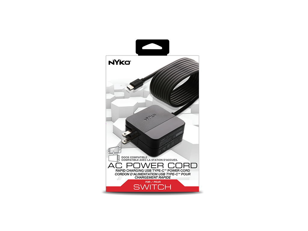 AC Power Cord for Nintendo Switch™