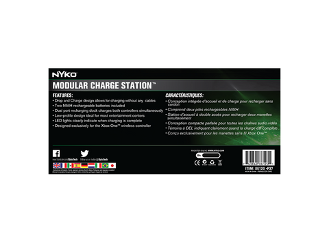 Modular Charge Station for Xbox One - box back