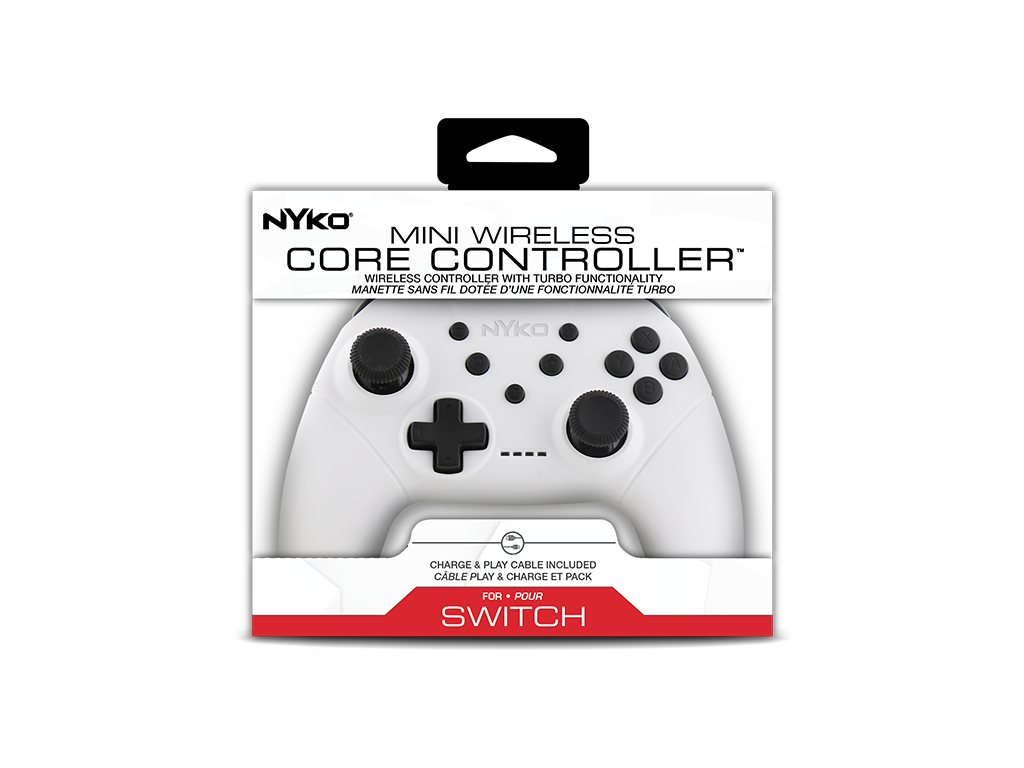 Mini Wireless Core Controller (White) for Nintendo Switch™