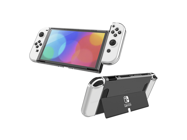 Nyko Thin Case for Nintendo Switch OLED Clear Dockable Switch