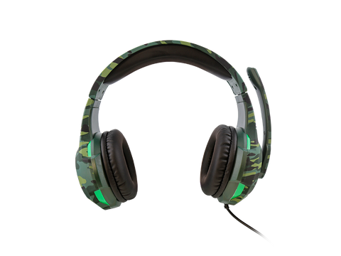 Universal Combat Headset - Green Camo