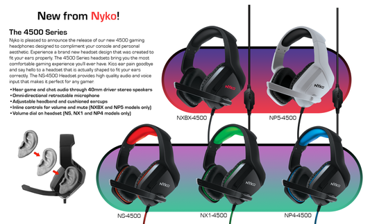 Nyko Gaming Headsets - Changing the Game with new designs