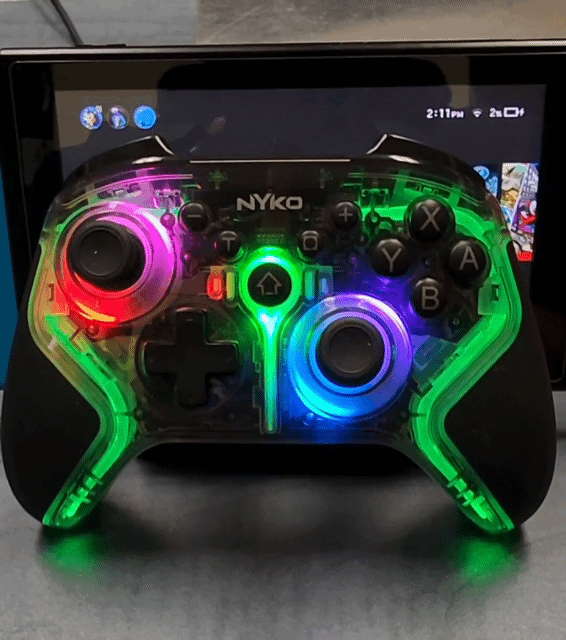 PlayPad Glow™ Wireless RGB Controller for Nintendo Switch™