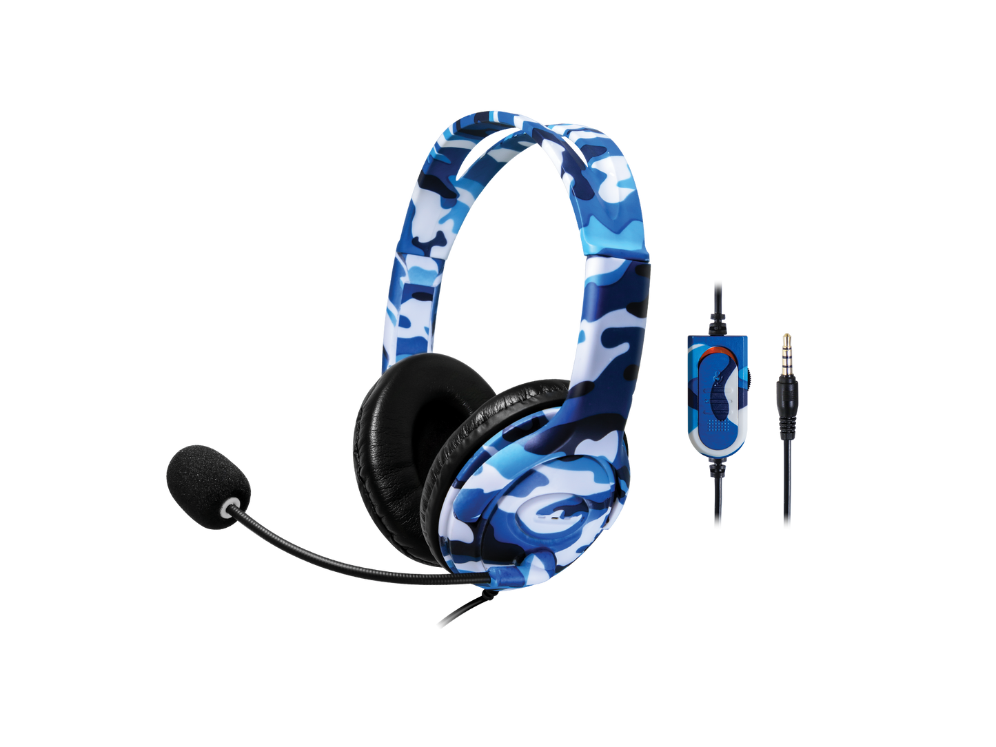 NU-3500 - Tidal - Wired Universal Gaming Headset - Blue Camo