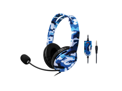 NU-3500 - Tidal - Wired Universal Gaming Headset - Blue Camo