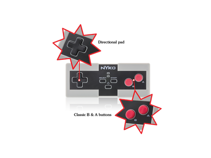 Miniboss AAA for NES Classic Edition - controls