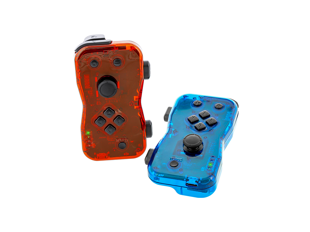 Red and blue 2024 nintendo switch controllers