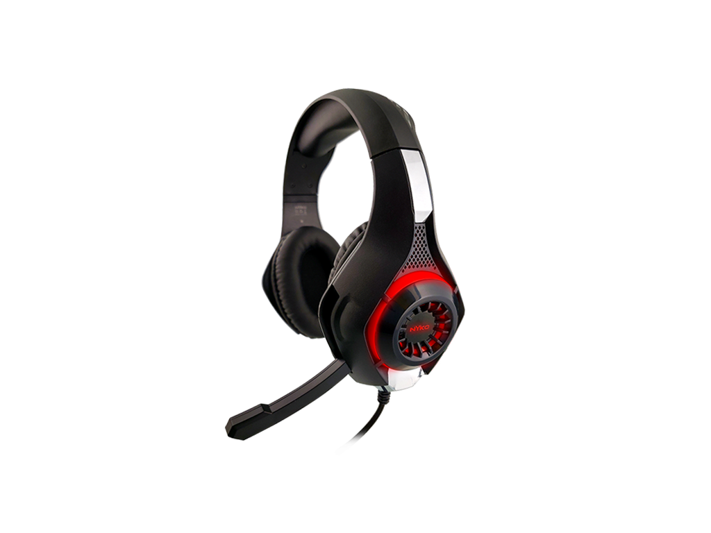 Nyko Core Headset Universal Gaming Headset Red LED Headset