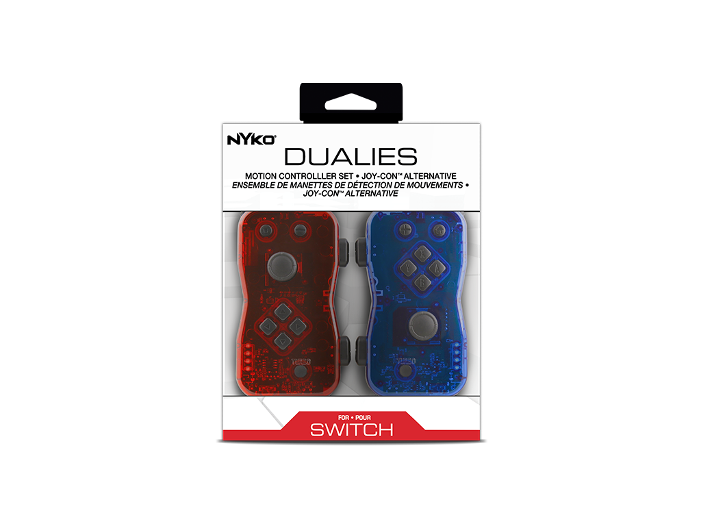 Nyko Dualies (Red/Blue) for Nintendo Switch™ – Nyko Technologies Nyko Dualies (Red/Blue) for Nintendo Switch™ – Nyko Technologies