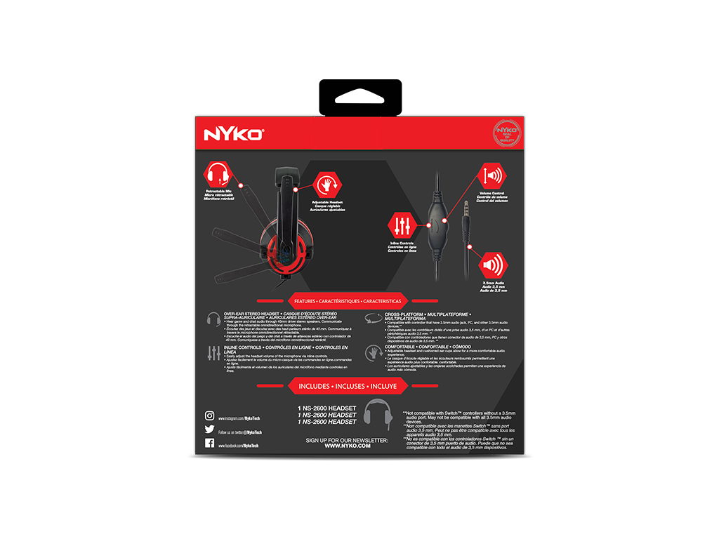 Headset NS-2600 for Nintendo Switch™