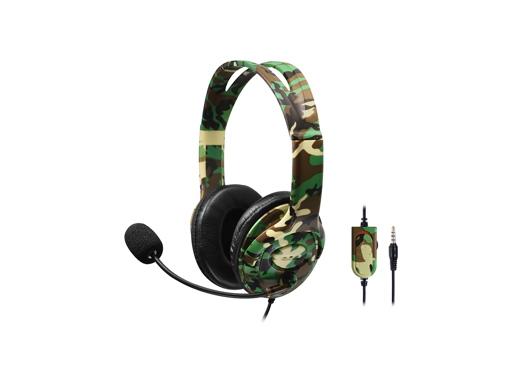 NU-3500 - Jungle - Universal Green Camoflage Headset