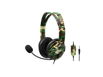 NU-3500 - Jungle - Universal Green Camoflage Headset