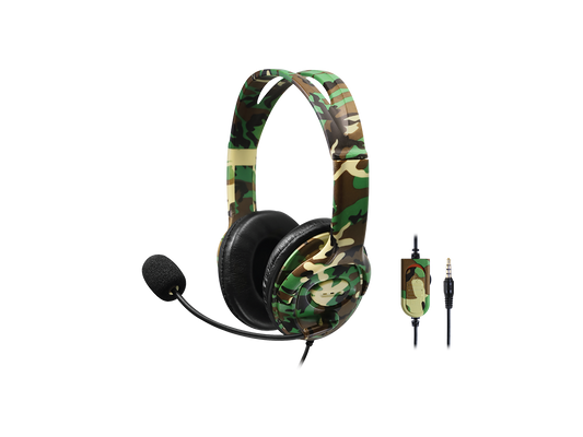 NU-3500 - Jungle - Universal Green Camoflage Headset