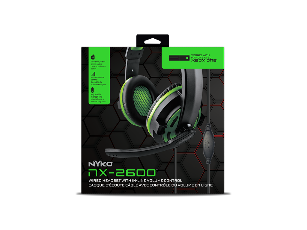 Nyko Headset NX 2600 for Xbox One Wired Gaming Headset Nyko
