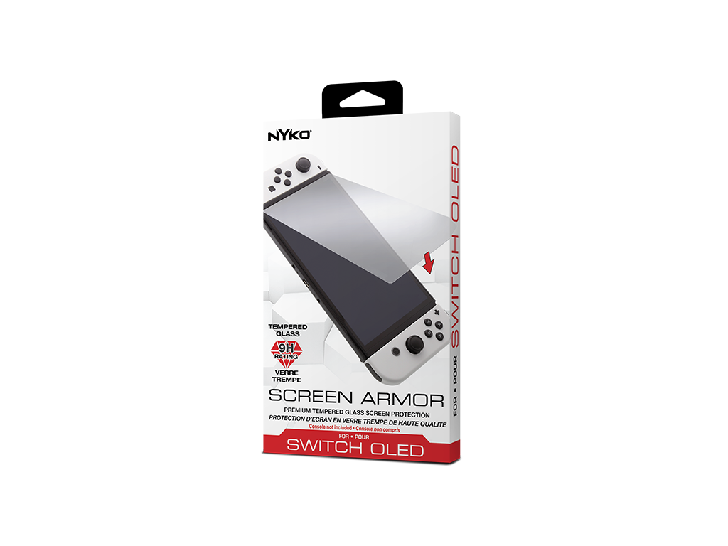 PanzerGlass Edge to Edge - Nintendo Switch OLED Verre trempé Protection  d'écran - Compatible Coque 4-123771 