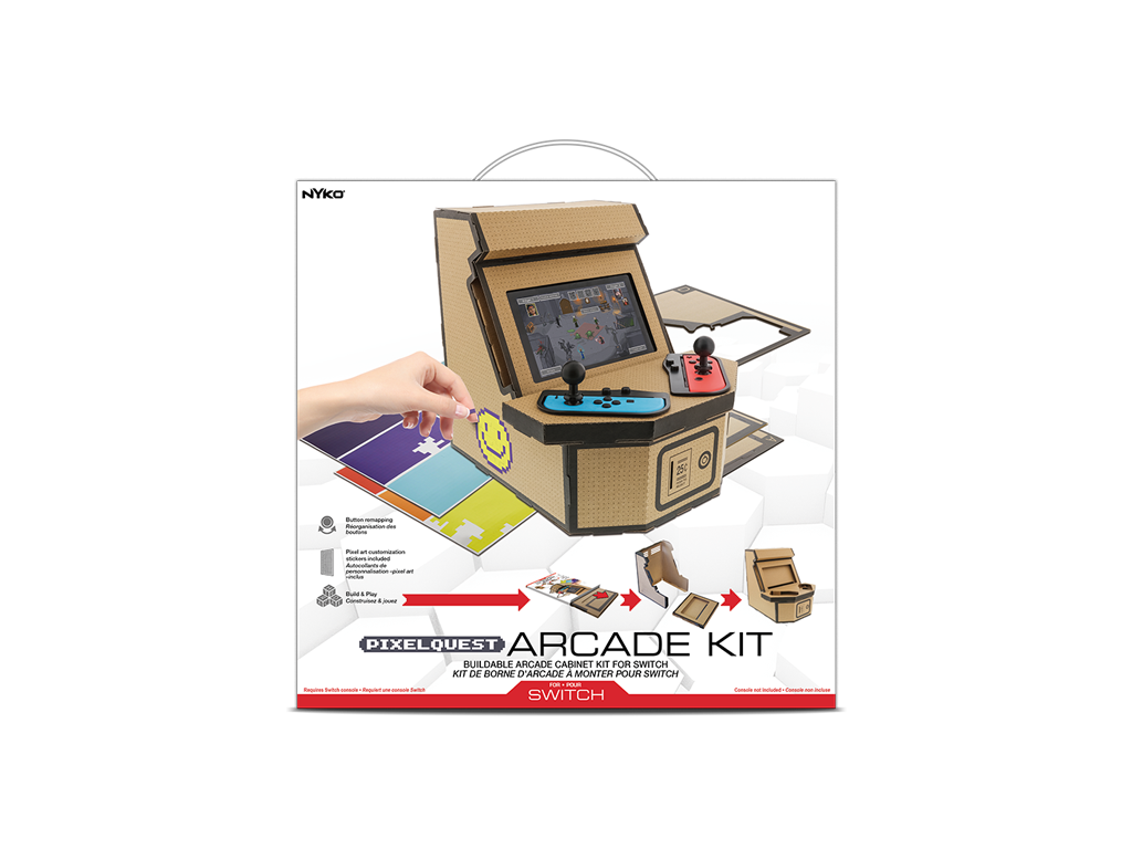 Nyko PixelQuest Arcade Kit for Nintendo Switch™ - Buildable Arcade Kit –  Nyko Technologies