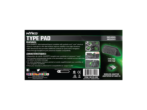 Type Pad™ for use with Xbox One