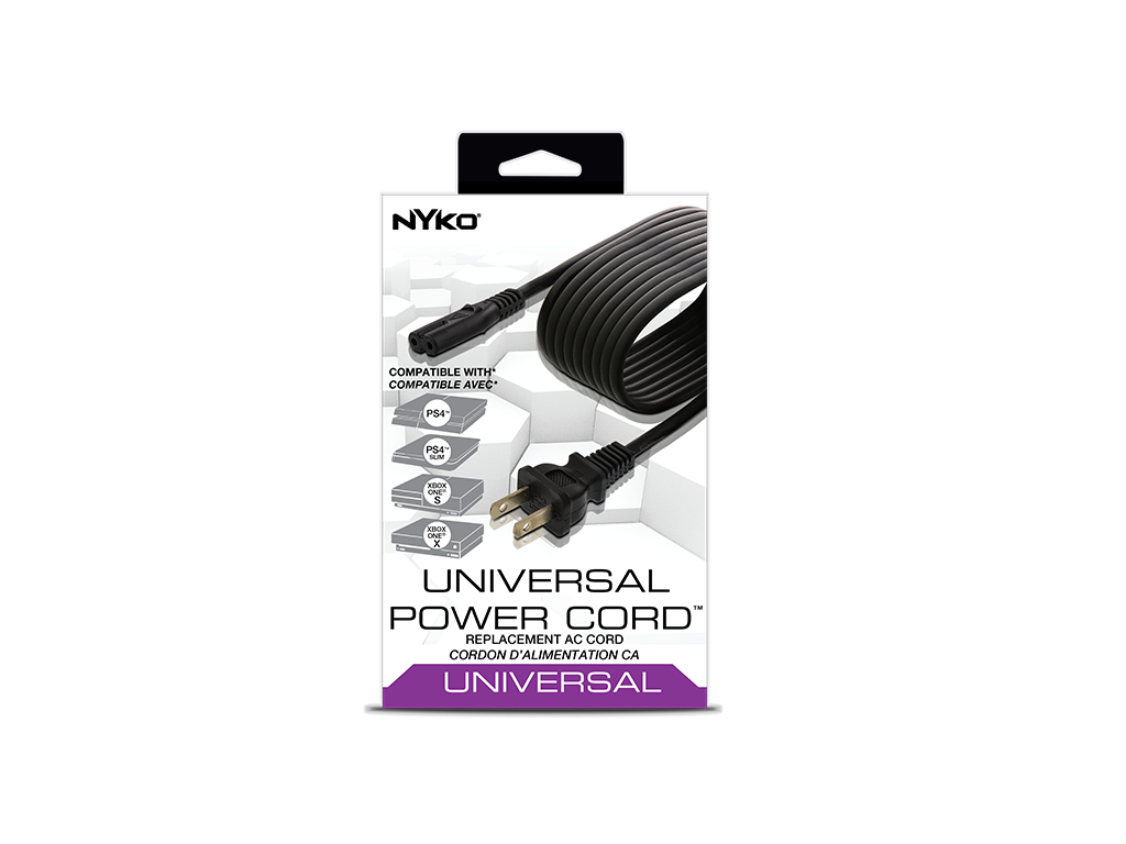 Câble d'alimentation universel PS1 / PS2 / PS3 / PS4 Slim / Saturn /  Dreamcast / XBox