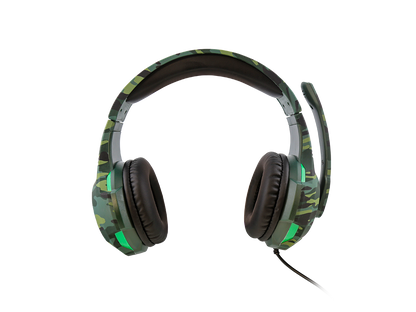 Universal Combat Headset - Green Camo