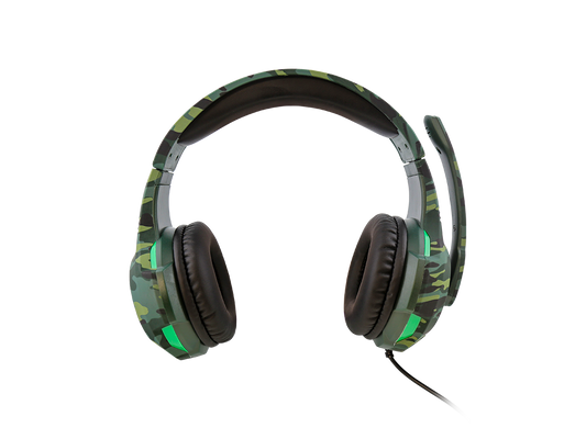 Universal Combat Headset - Green Camo