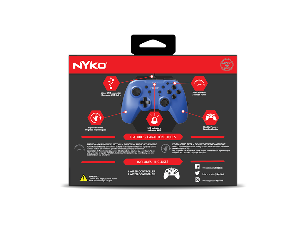 Nyko Prime Controller for Nintendo Switch Wired Switch