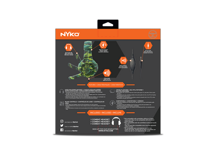 Universal Combat Headset - Green Camo