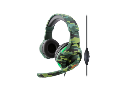 Universal Combat Headset - Green Camo