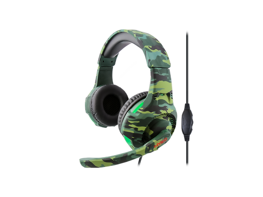 Universal Combat Headset - Green Camo