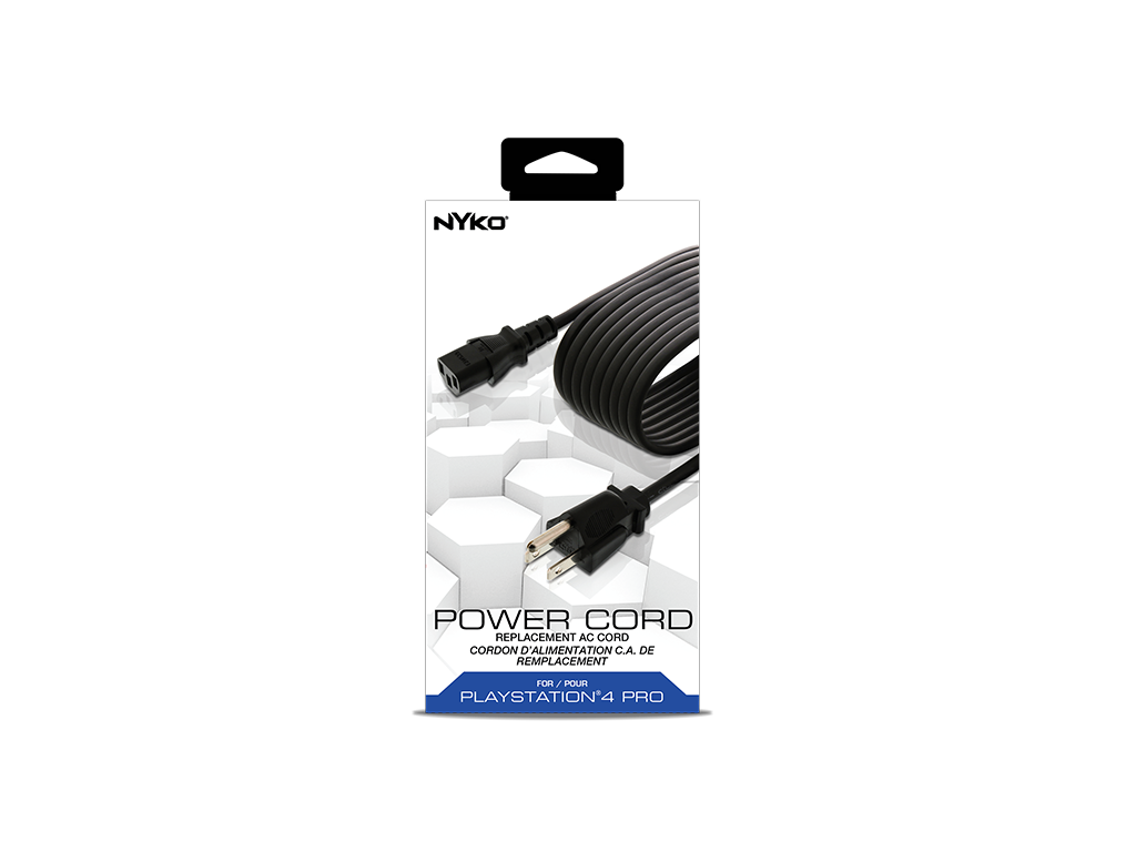 Power Cord Pro for PlayStation®4 Pro – Nyko Technologies