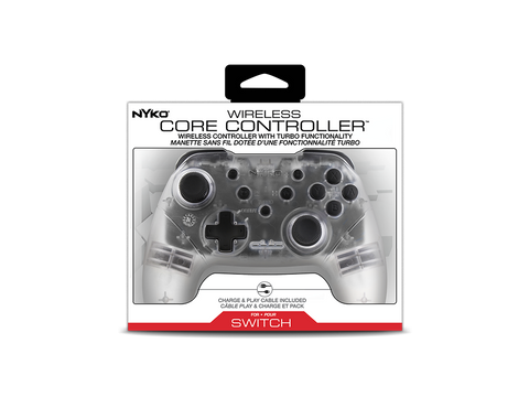 Wireless Core Controller (Clear) for Nintendo Switch™