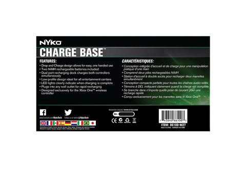 Charge Base for Xbox One - box back