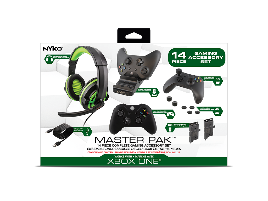 Nyko Master Pak for Xbox One™ - Gaming Accessory Bundle – Nyko Nyko Master Pak for Xbox One™ - Gaming Accessory Bundle – Nyko